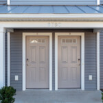 The private entrances of our apartments