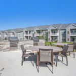 Outdoor grilling area